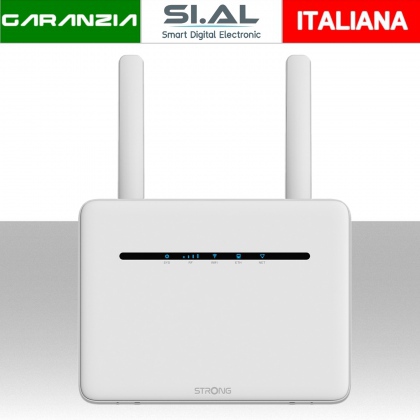 Router 4G Wi-Fi con sim dati internet dual band 4 porte lan gigabit strong