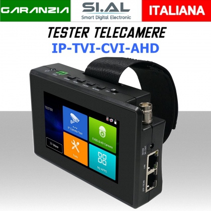 Tester TVCC da polso per telecamere IP-WI-FI -AHD-ONVIF-PTZ-POE