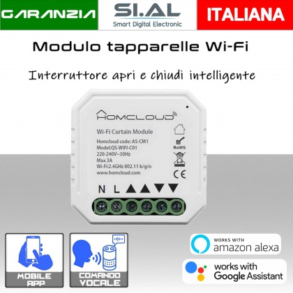 Modulo tapparelle Wi-Fi da incasso per avvolgibile