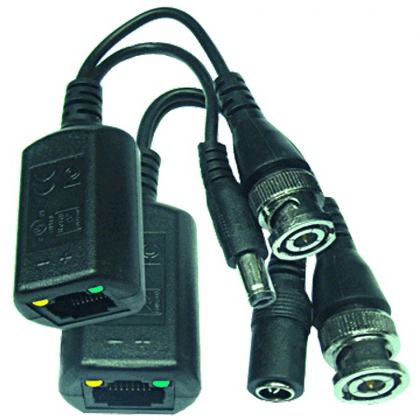 Coppia Video Balun 400 metri max tramite cavo UTP con DC