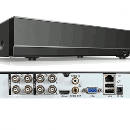 Videoregistratore digitale H.265 4K IBRIDO 8 ingressi BNC 8x4K-N / 8x5MPX - IP: 8x5MPX - H: 4x4MPX+4x4MPX