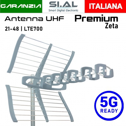 Antenna TV UHF 5G Ready Premium ZETA 24 Elementi