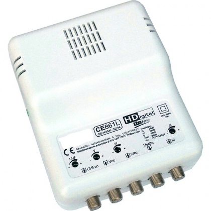 Centralino 4 ing III  -  21:32  -  34:48  -  21:48 40dB 4R 112/115dBuV con filtro LTE 5G