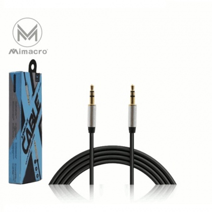 Cavo audio stereo Jack 3,5mm maschio - maschio - Lunghezza 3 metri - Colore nero