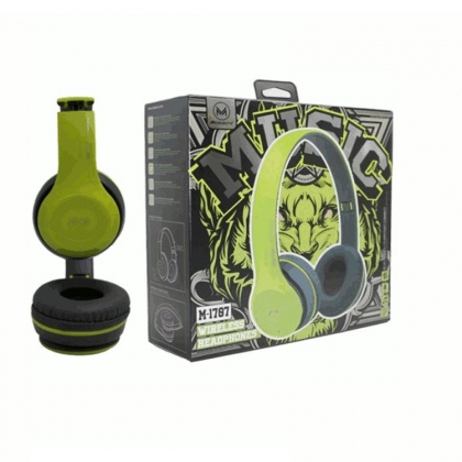 Cuffia Bluetooth Colore Verde
