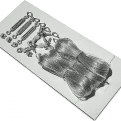 KIT TIRANTI  A PALO X ANTENNA( n.1 ZN1230+n.3ZN1203+n.3ZN1206+N.6 ZN1212)