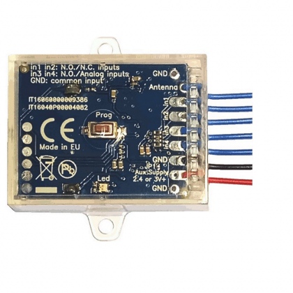 Trasmettitore 4 canali autonomo con batteria CR2032