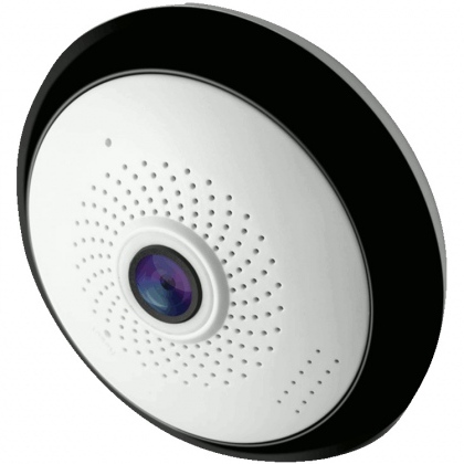 Telecamere WiFi - Audio/Video - Visione 360° Risoluzione 3MPX - IR 5m. - Slot per TF Card - OnVif