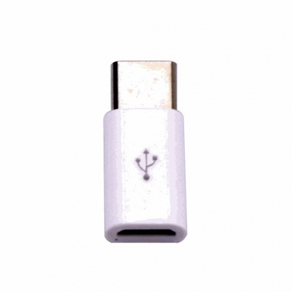 Adattatore da Micro USB a Tipo C Colore Bianco