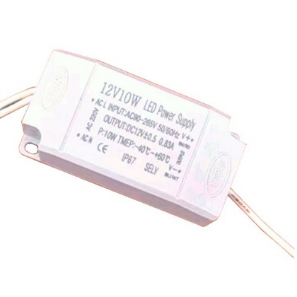 Mini Alimentatore LED 12V 10W IP67