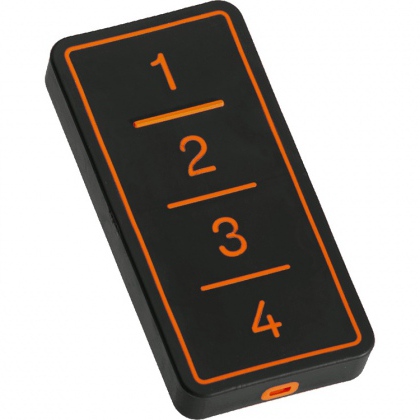Radiocomando apricancello duplicatore MULTIFREQUENZA 4 tasti ROLLINGCODE - Colore Nero