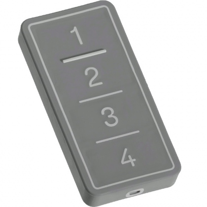 Radiocomando apricancello duplicatore MULTIFREQUENZA 4 tasti ROLLINGCODE - Colore GRIGIO