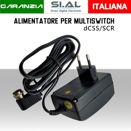 Alimentatore per multiswitch dCSS/scr 20V 1,5A  per 8 derivate