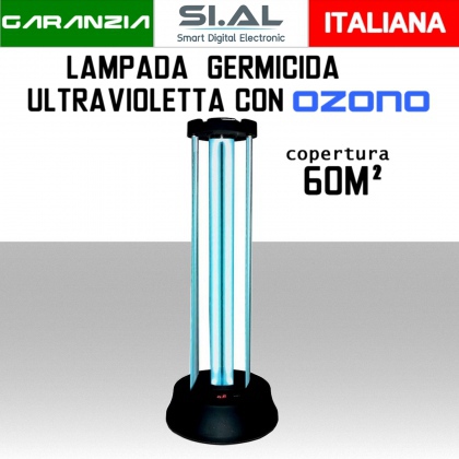 Lampada Germicida UV con ozono per sterilizzare luoghi di lavoro