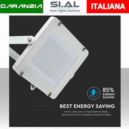 Faro LED SMD Chip Samsung 150W 120LM/W Colore Bianco 6400K IP65