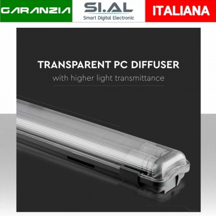 Plafoniera LED 2x36W 120cm 4000K IP65