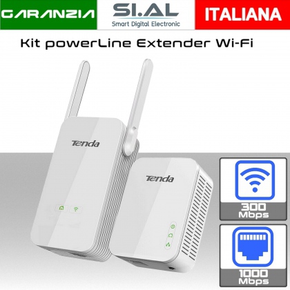 Kit  PowerLine TENDA Extender Wi-Fi  1000Mbps