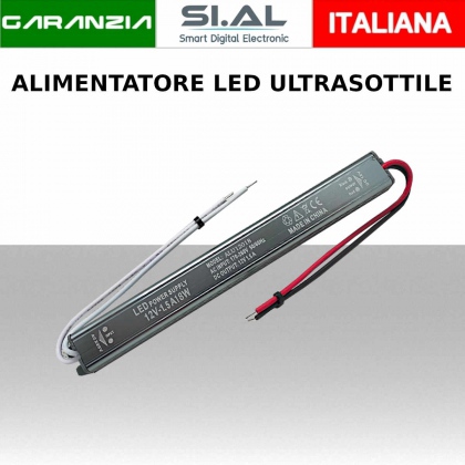 Alimentatore LED ultra slim 12V 18W IP20