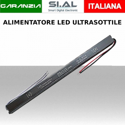 Alimentatore LED 12V 36W IP20 ultrasottile