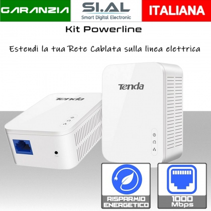 Kit PowerLine TENDA 1000Mbps