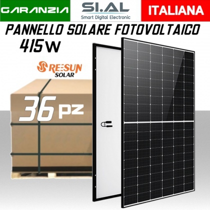 Pannelli fotovoltaici 415W per impianti solari pallet da 36 moduli RAEE INCLUSO
