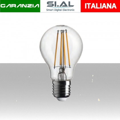 Lampadina LED E27 4W G45 Filamento 3000K