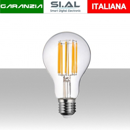 Lampadina LED E27 18W 135LM/W A67 Filamento 2700K