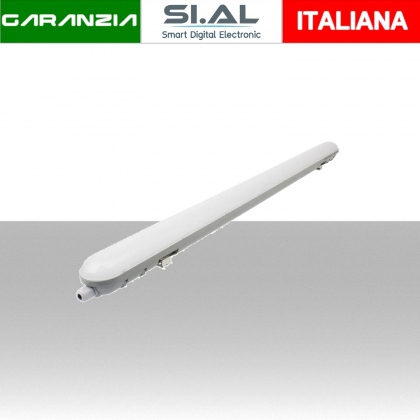 Plafoniera LED Impermeabile 48W 150cm 4000K IP65