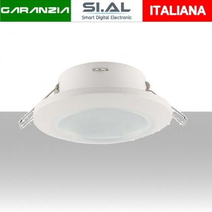 Portafaretto LED da Incasso Rotondo GU10 Colore Bianco