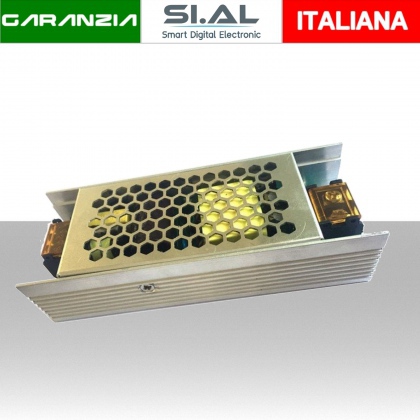 Alimentatore in Metallo 60W 12V 5A IP20