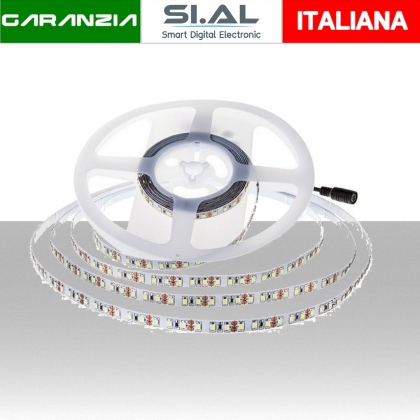 Striscia LED SMD2835 - 168 LEDs 24V IP20 4000K LUMEN: 1650