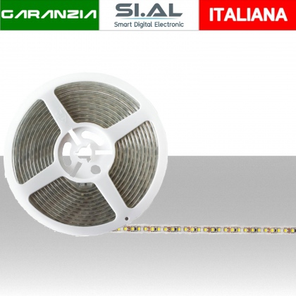 Striscia LED SMD3528 - 120 LEDs 3000K IP65 