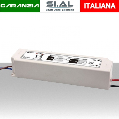 Alimentatore per LED 150W 12V 12,5A Colore Bianco IP67