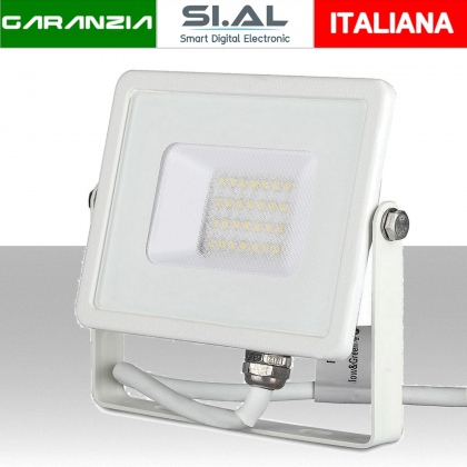 Faro LED SMD Chip Samsung 20W Colore Bianco 3000K IP65