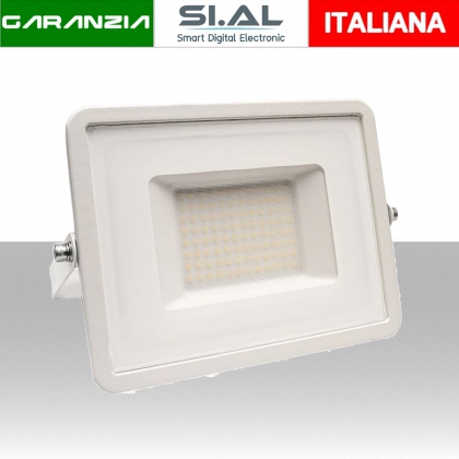 Faro LED SMD Chip Samsung 50W 115LM/W Colore Bianco 4000K IP65