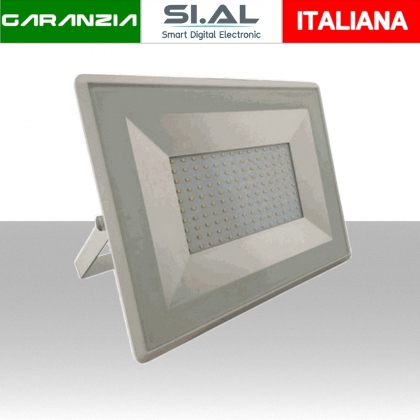 Faretto LED per esterno 100W Luce bianca calda 3000K IP65 8500 Lumen V-TAC