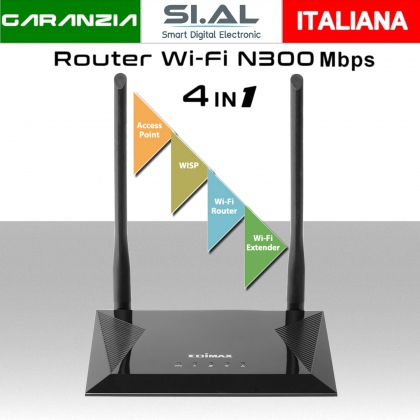 Router EDIMAX Wi-Fi N300Mbps  4in1