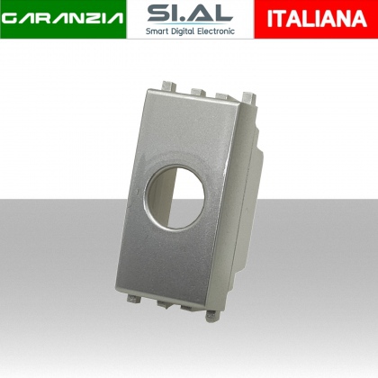 Adattatore portafrutto 1 foro Vimar Plana Silver