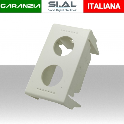 Adattatore portafrutto 2 fori AVE System 45 Banquise demix 