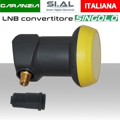 Lnb 1 uscita universale singola per parabola satellitare offset IDdigital LNB 119