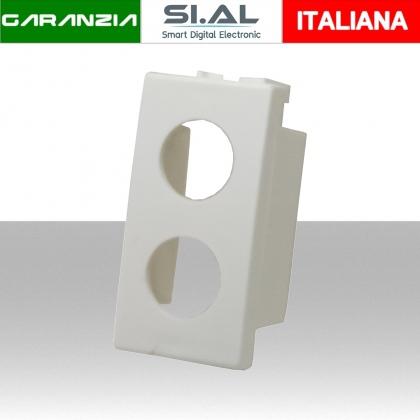 Adattatore portafrutto 2 fori BTicino Axolute Bianco demix 