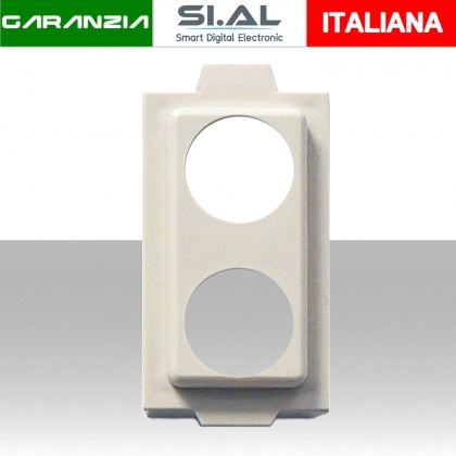 Adattatore portafrutto 2 fori BTicino Magic TT demix 