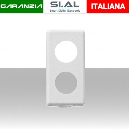 Adattatore portafrutto 2 fori Gewiss Chorus Bianco demix 
