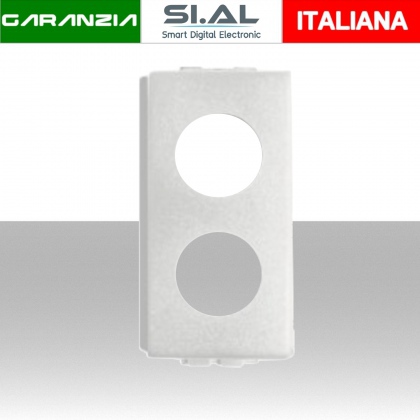 Adattatore portafrutto 2 fori Gewiss Playbus demix 