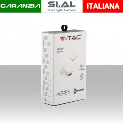 Auricolare Bluetooth 55mAh Colore Bianco