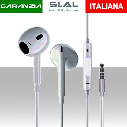 Auricolare Stereo con microfono per Android e IOS