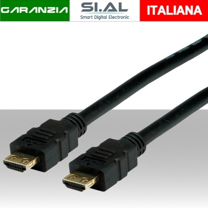 Cavo HDMI 4K@60Hz Versione 2.0 - Lunghezza 1.5m - Connettori Placcati Oro