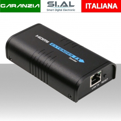 Estensore HDMI su cavo ethernet Cat.6. (Fino a 120 metri su Cat.6) KVM