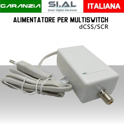 Alimentatore per multiswitch dCSS/scr 20V 0.7A per 4 derivate