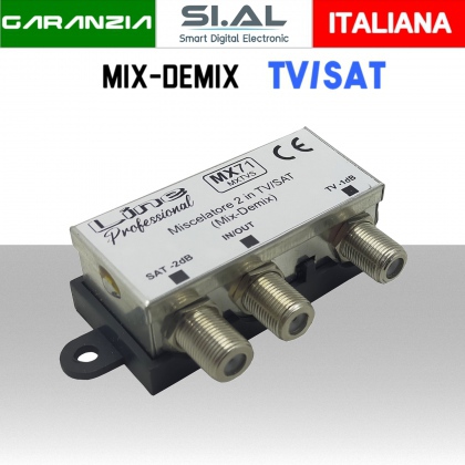 Miscelatore MIX DEMIX per segnali antenna satellitare e terrestre